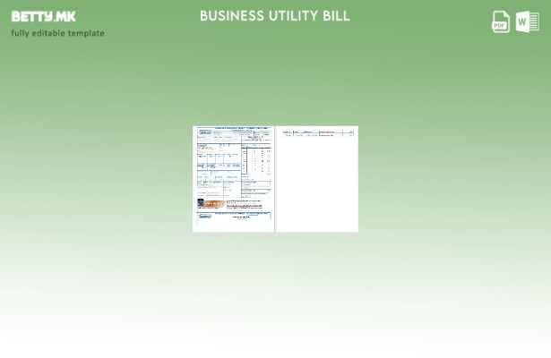 Модерен стил Пакистански IESC шаблон за деловни сметки за комунални услуги